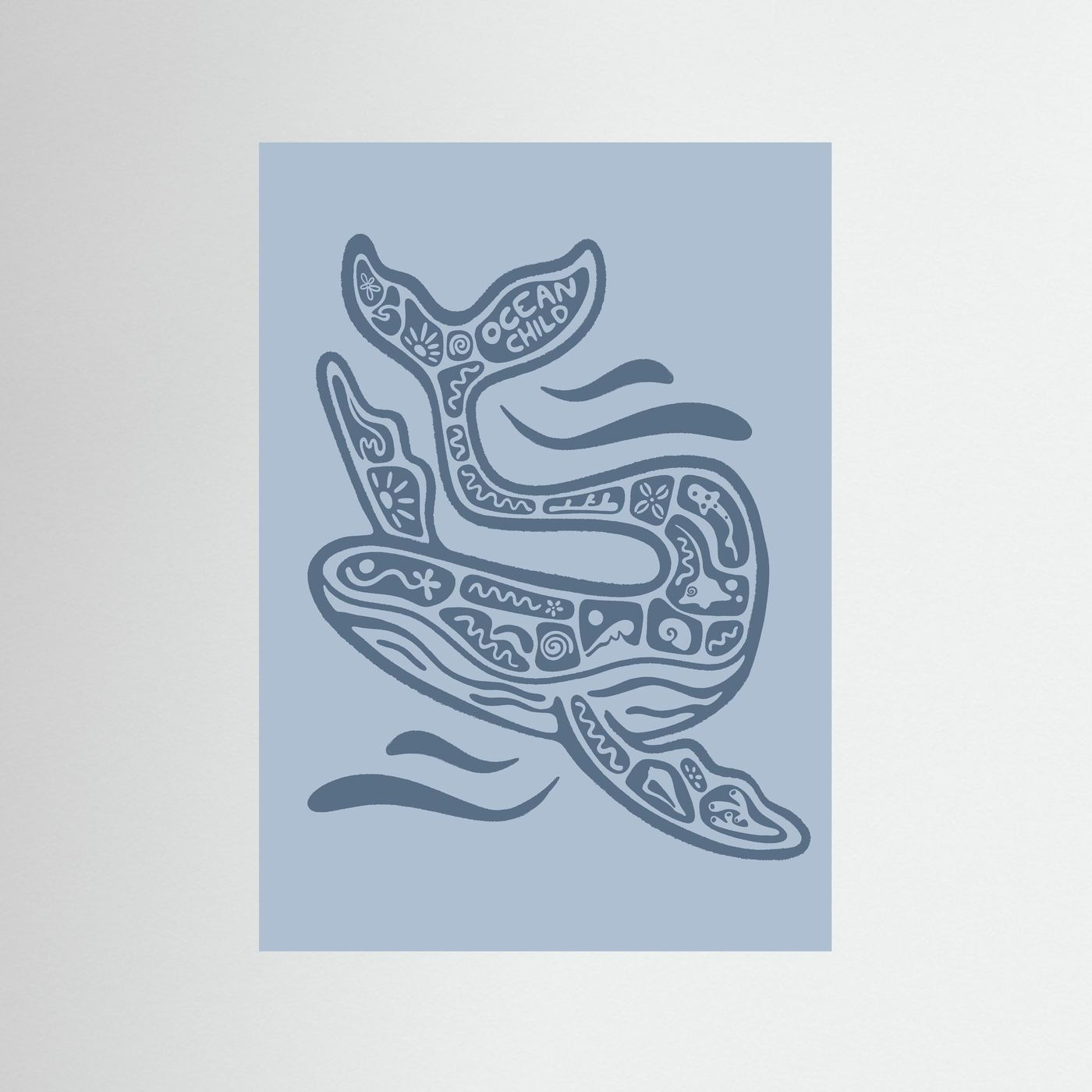 Whale Harmony Poster