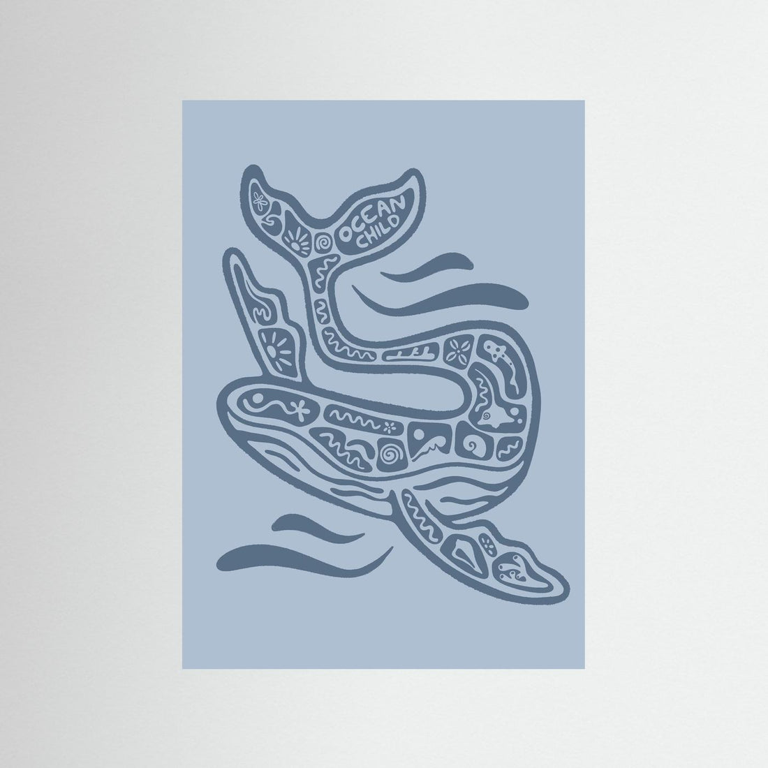 Whale Harmony Poster