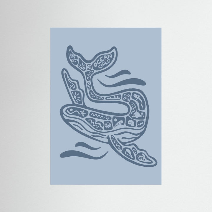 Whale Harmony Poster
