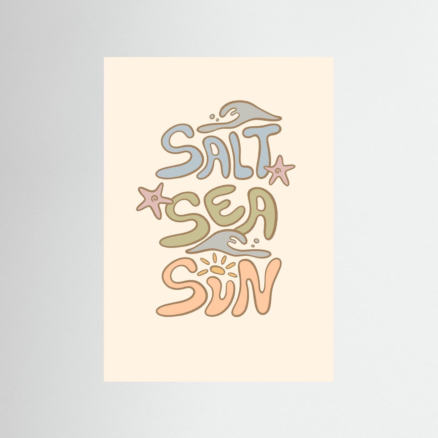 Salt Sea Sun Poster