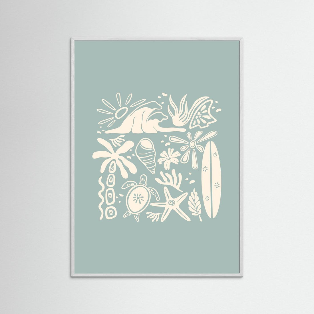 Beachy Vibes Poster