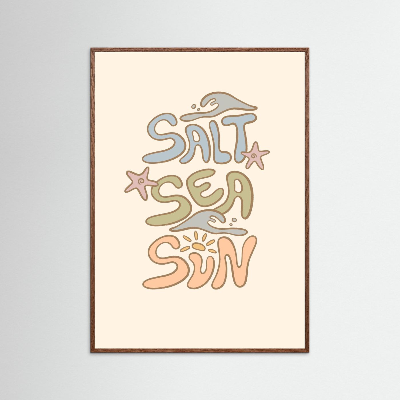 Salt Sea Sun Poster
