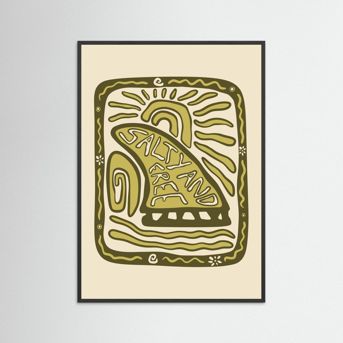 Salty and Free Poster