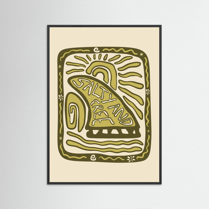 Salty and Free Poster