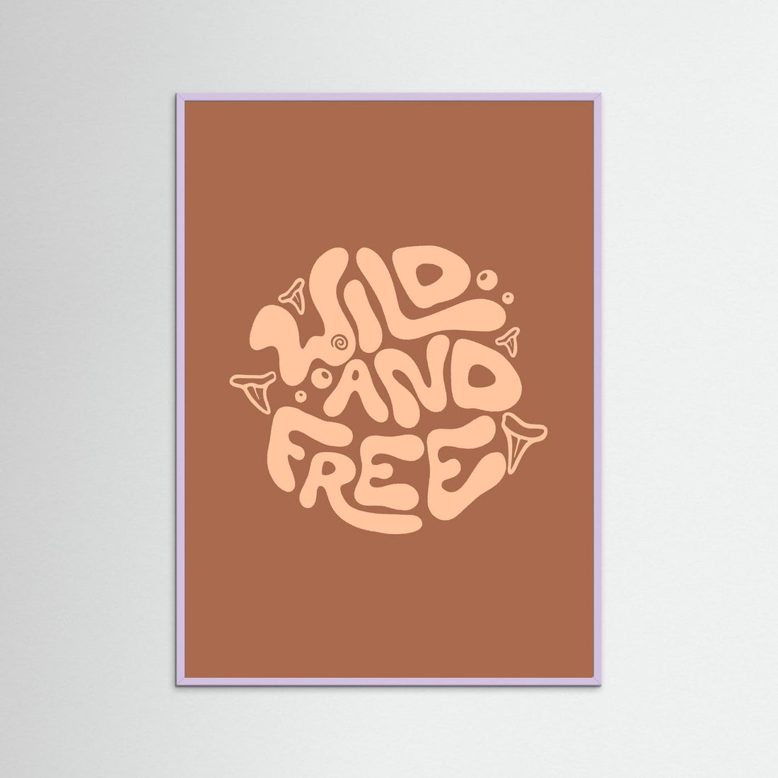 Wild and Free Circle Poster