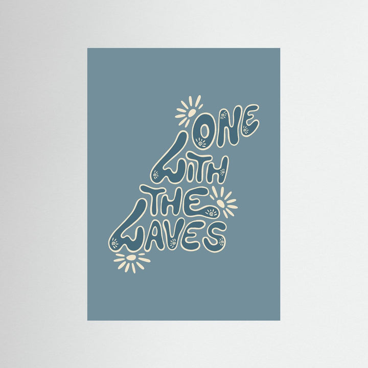 One With The Waves Poster