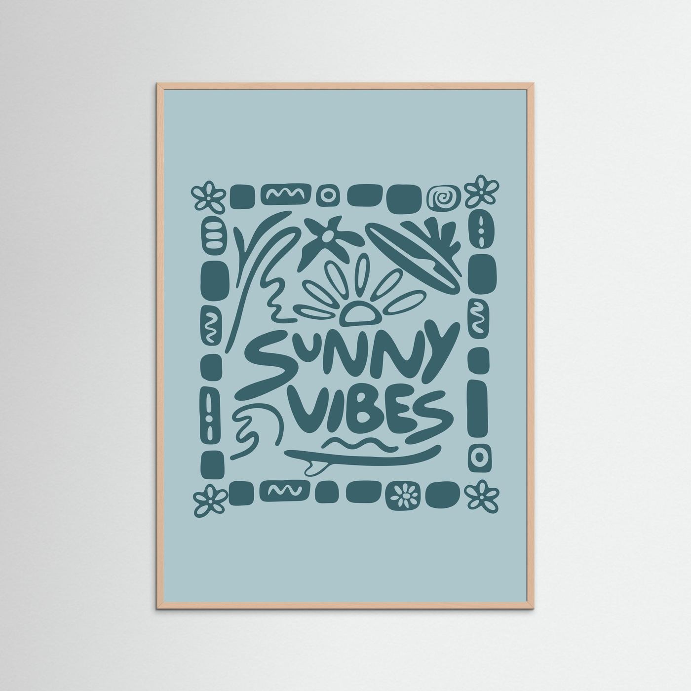Sunny Vibes Poster