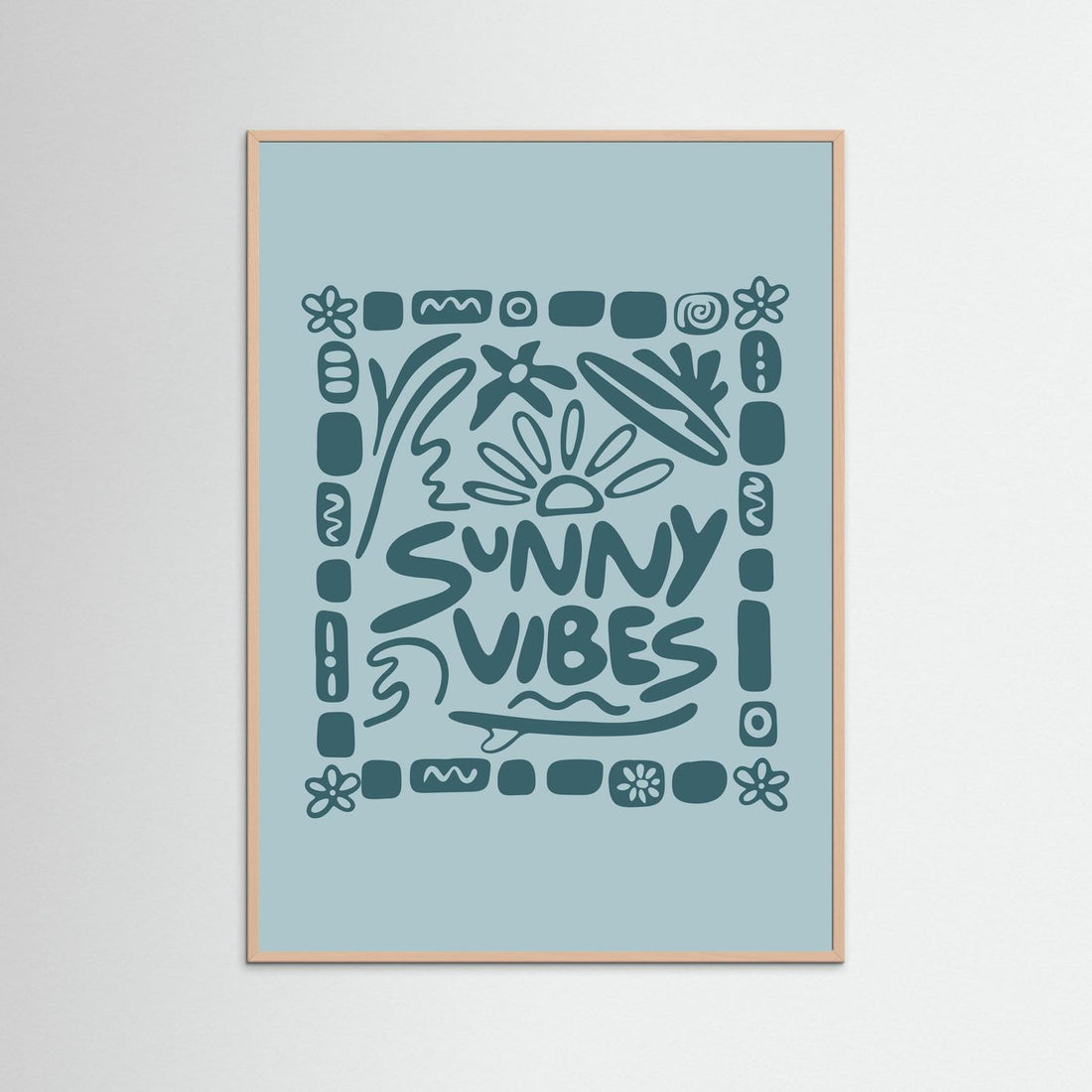 Sunny Vibes Poster