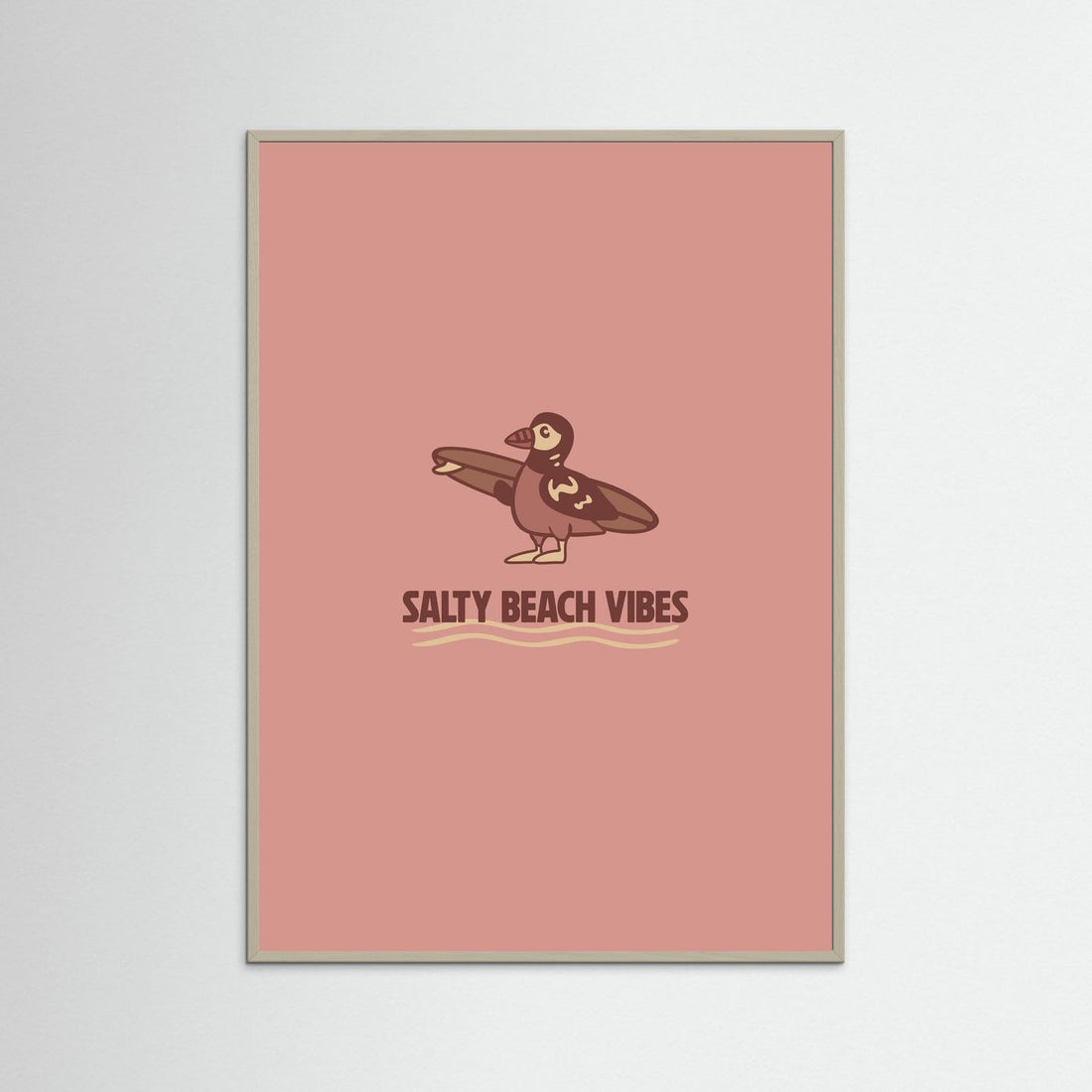 Surf Pinguin Poster