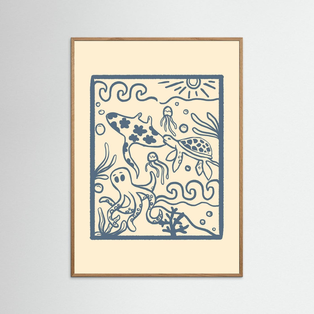 Ocean Creatures Poster