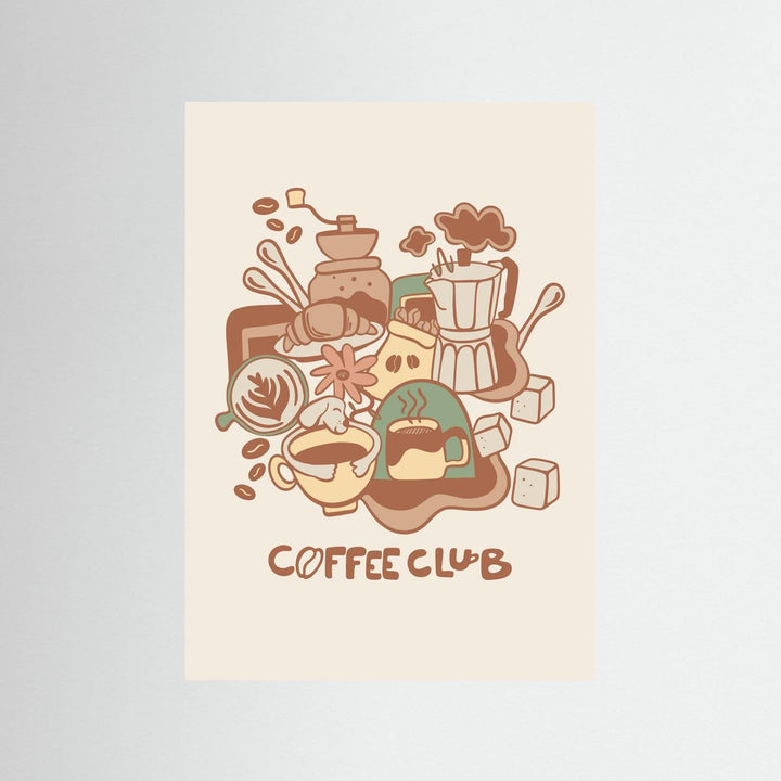 Coffee Lineart Poster