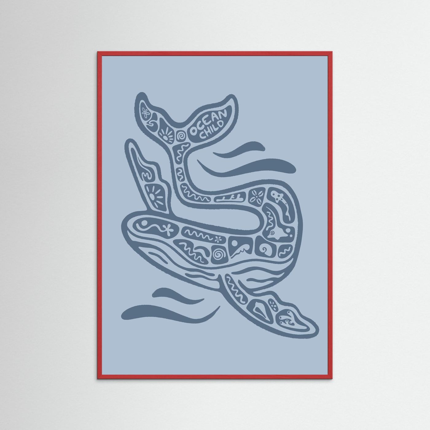 Whale Harmony Poster