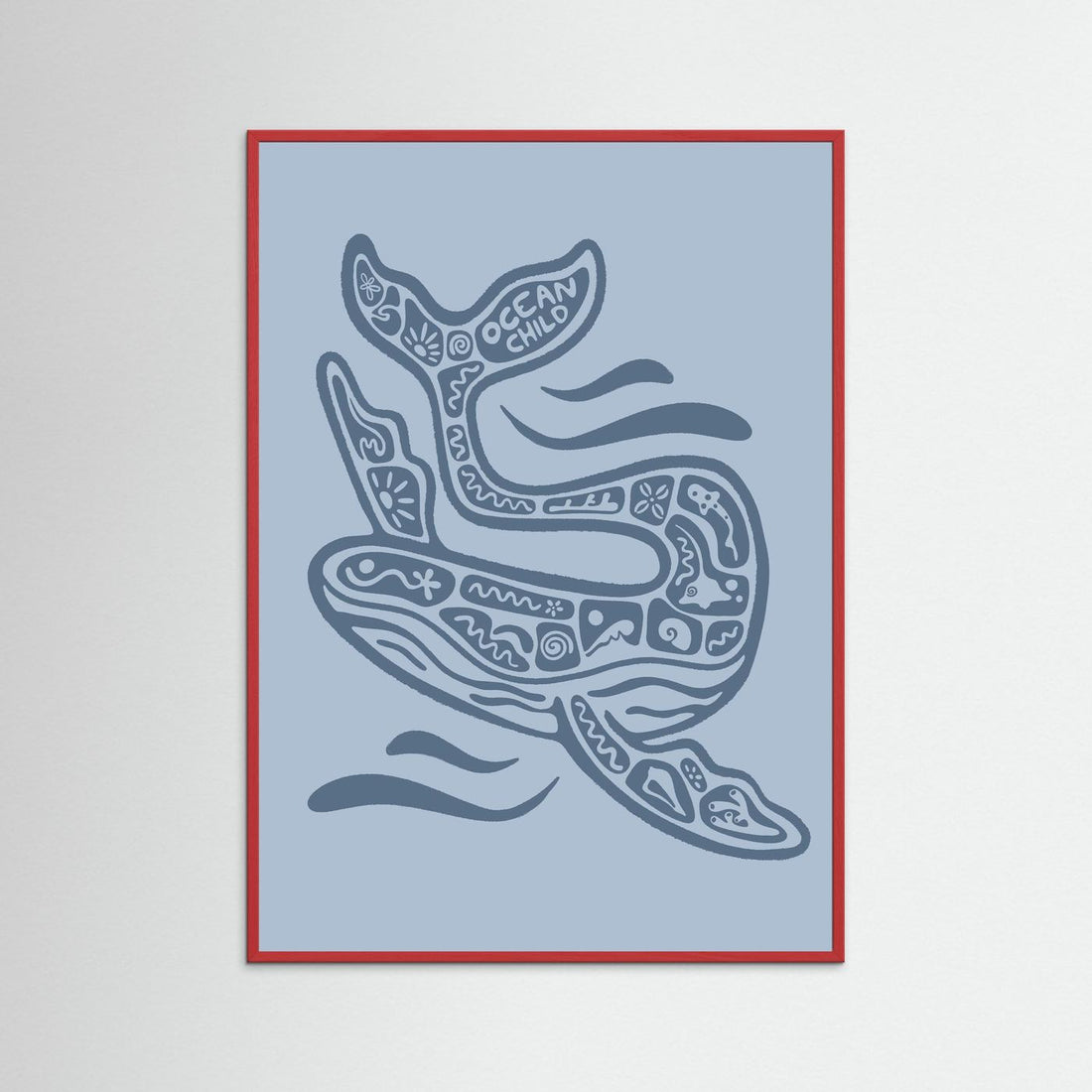 Whale Harmony Poster