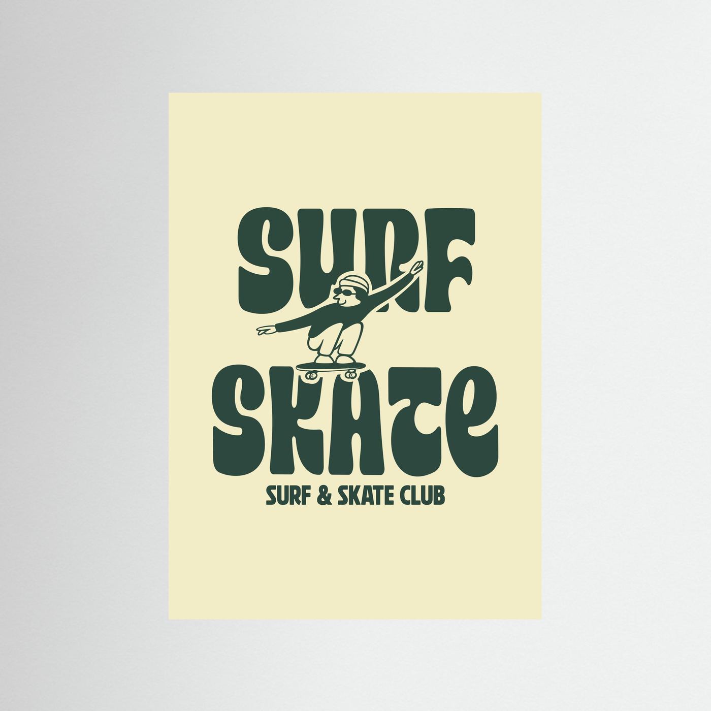 Surf & Skate Club Poster
