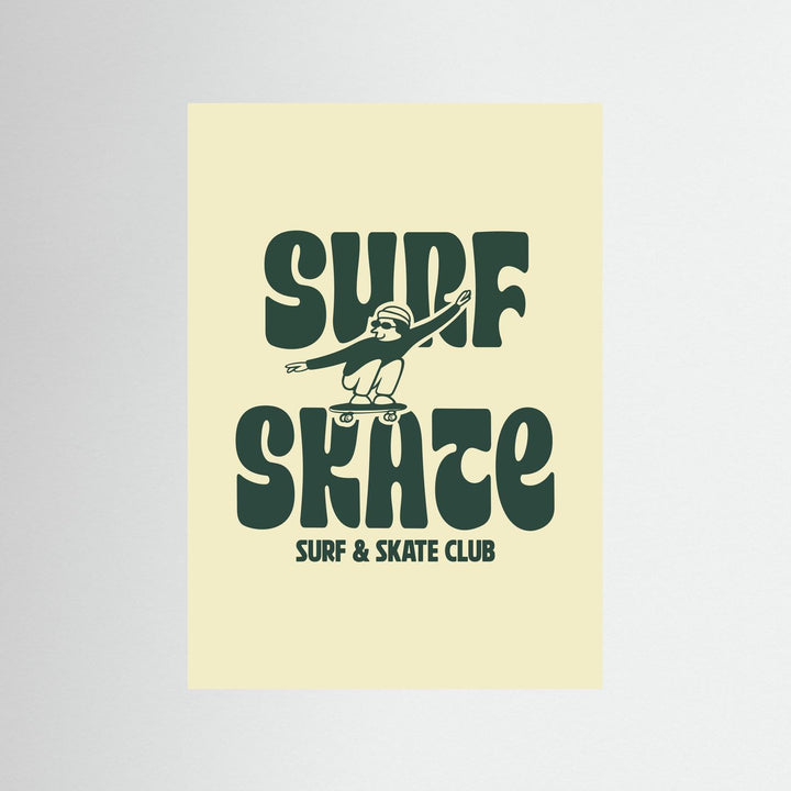 Surf & Skate Club Poster