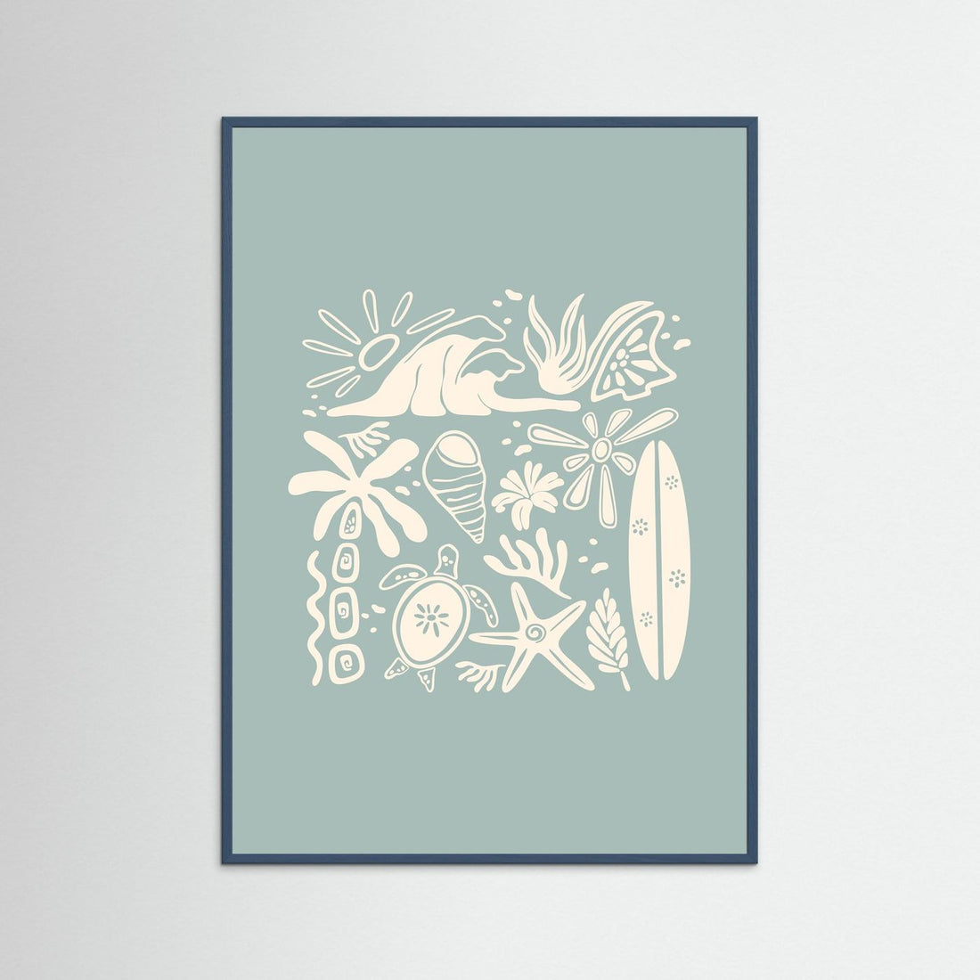 Beachy Vibes Poster