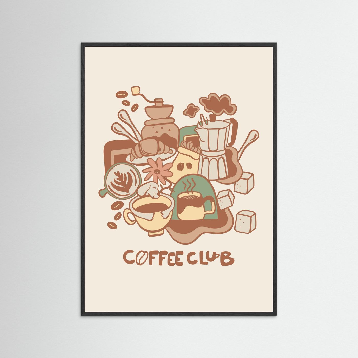 Coffee Lineart Poster