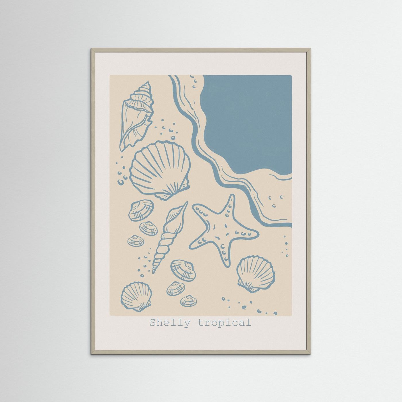 Shelly Tropical Poster