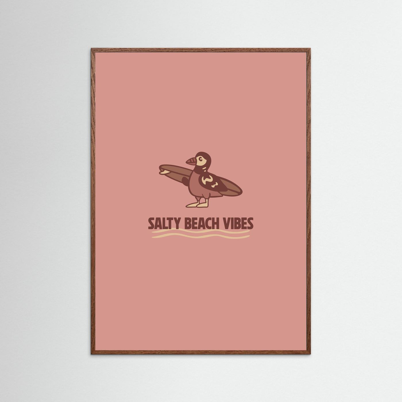 Surf Pinguin Poster