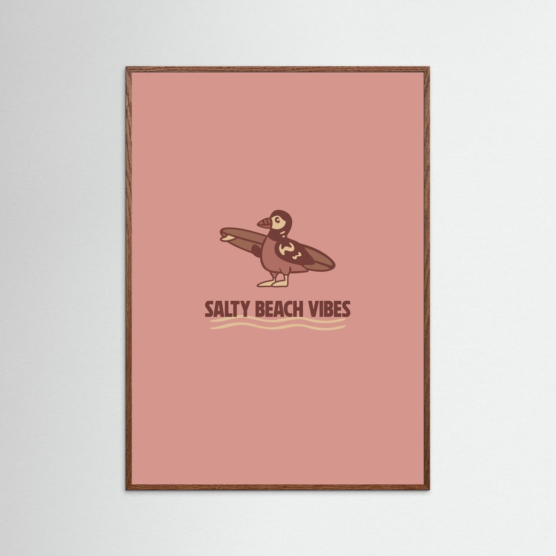 Surf Pinguin Poster