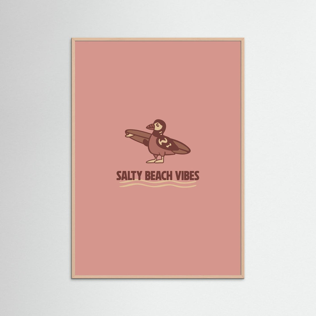 Surf Pinguin Poster