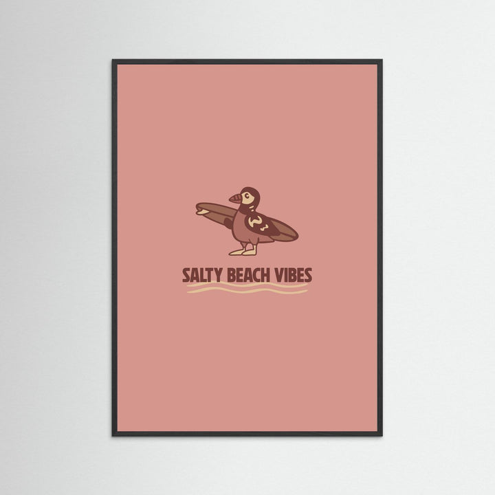 Surf Pinguin Poster