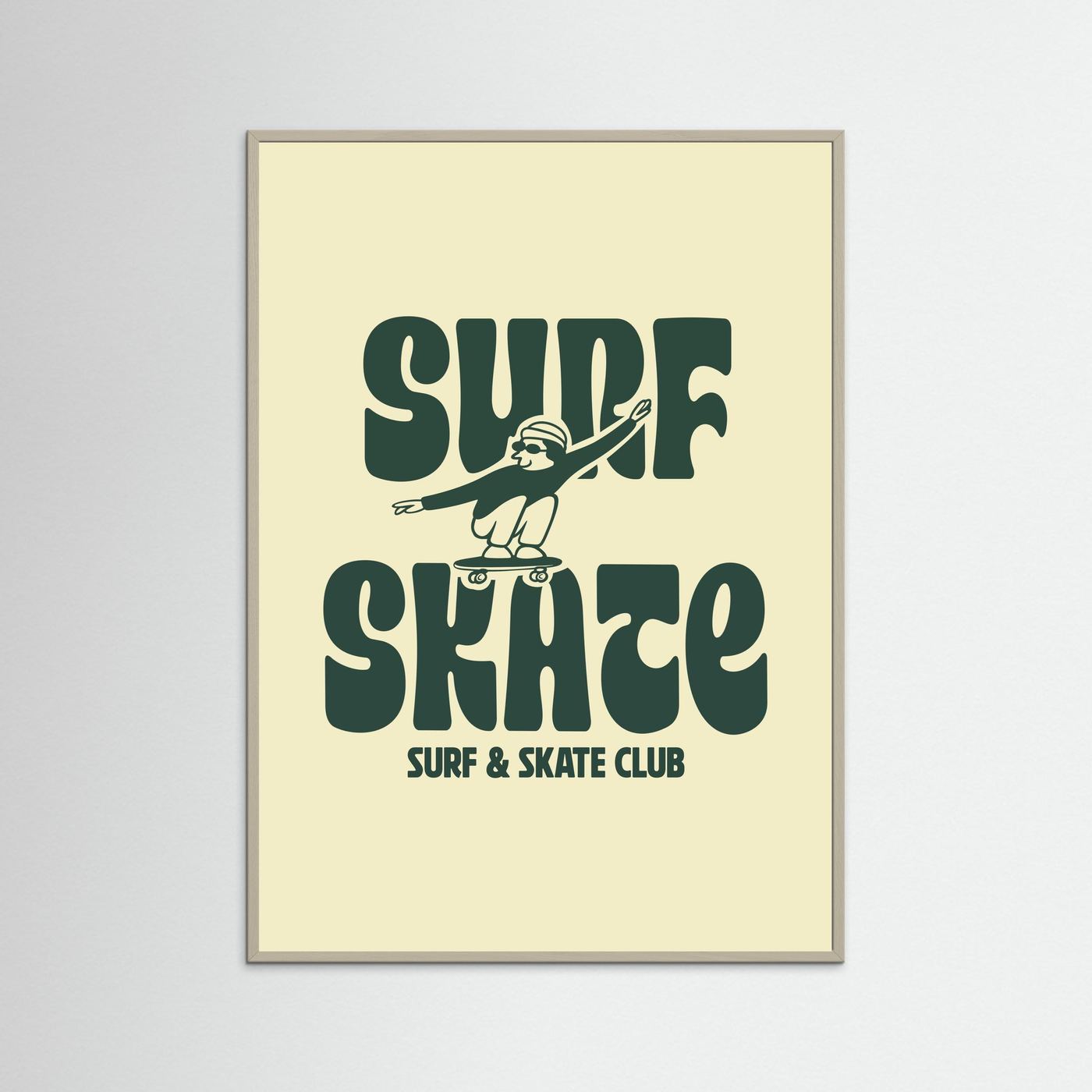 Surf & Skate Club Poster