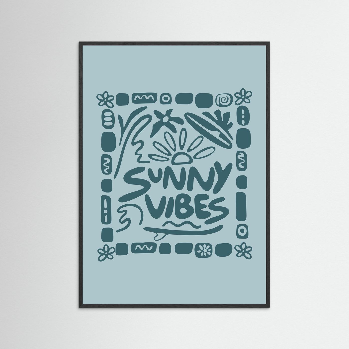 Sunny Vibes Poster
