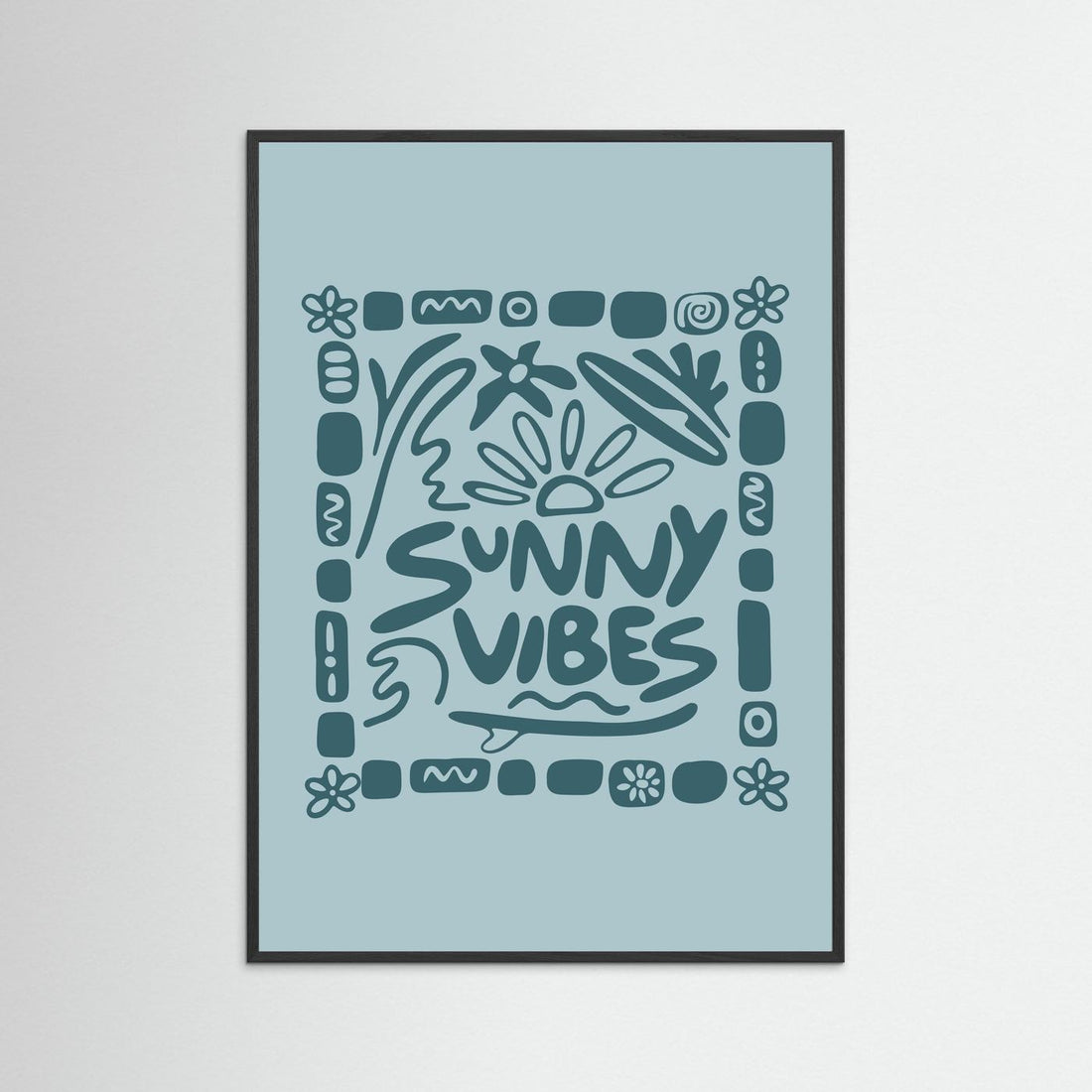 Sunny Vibes Poster