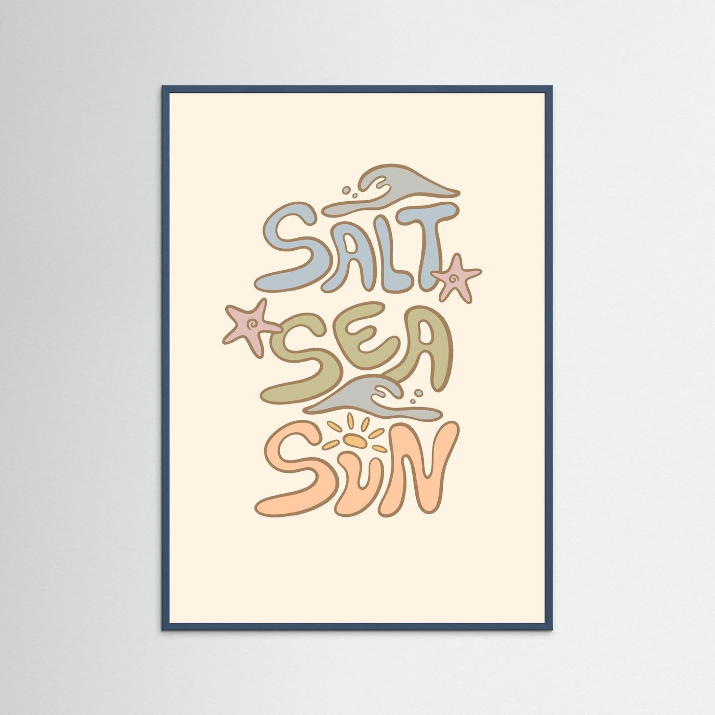 Salt Sea Sun Poster