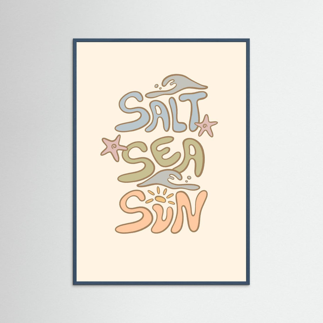 Salt Sea Sun Poster