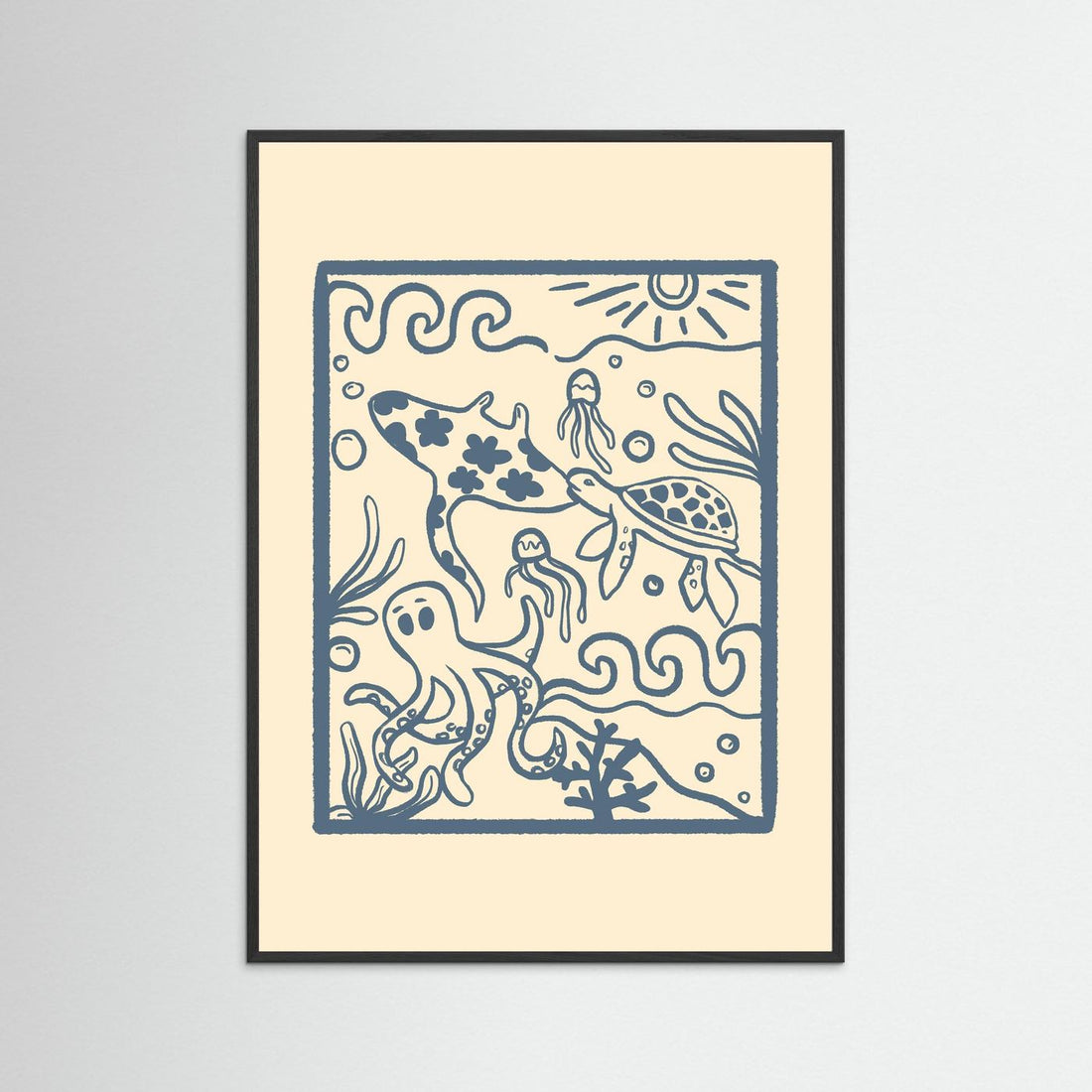 Ocean Creatures Poster