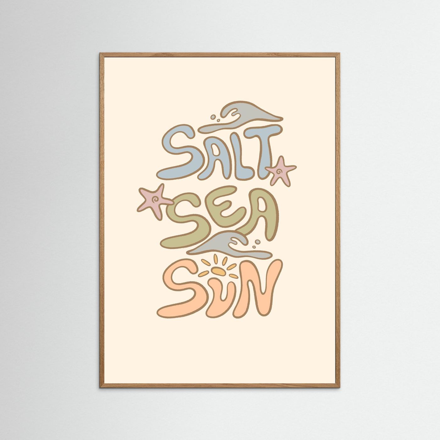 Salt Sea Sun Poster