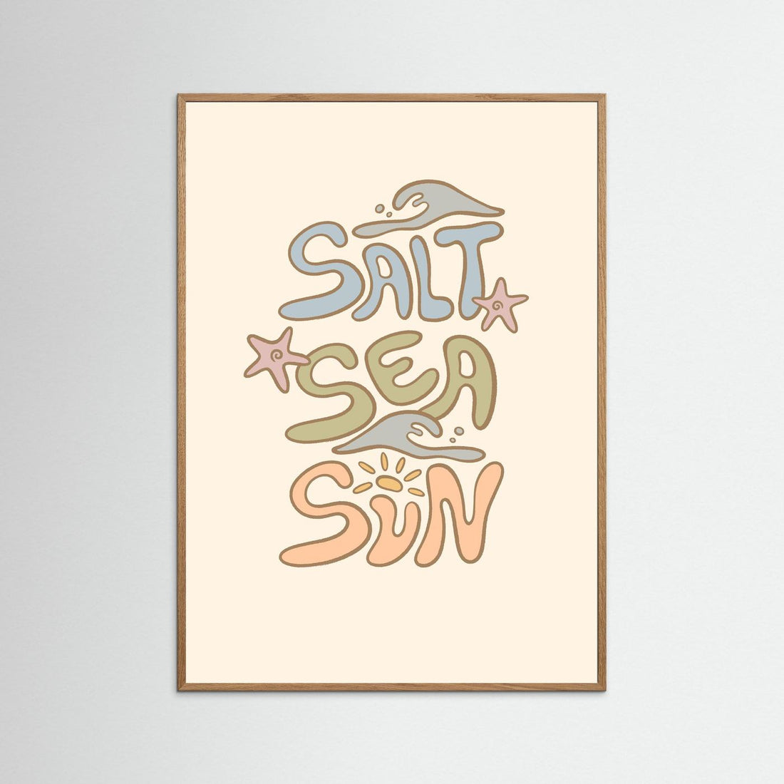 Salt Sea Sun Poster