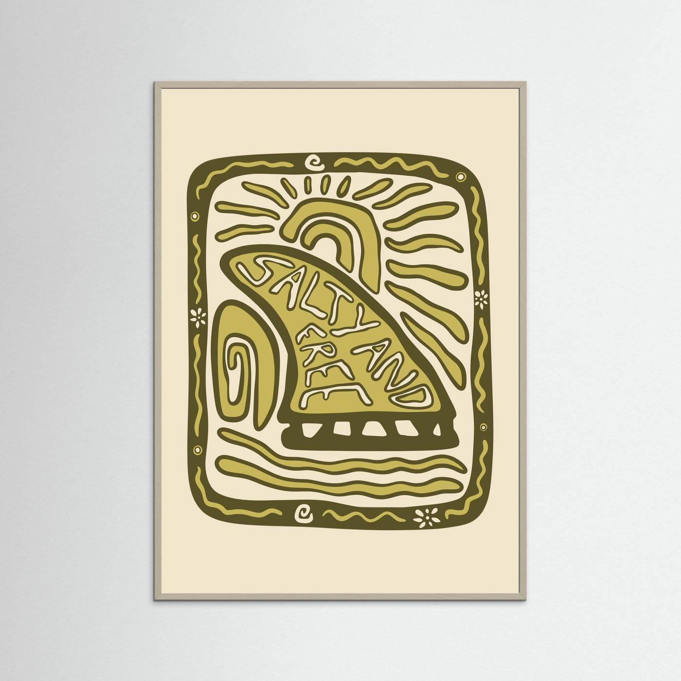 Salty and Free Poster