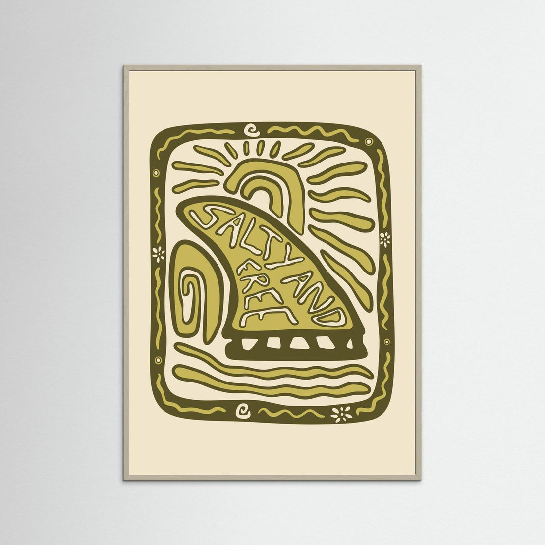 Salty and Free Poster
