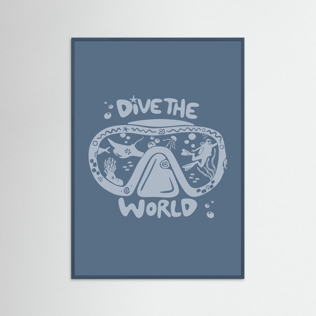 Dive The World Poster