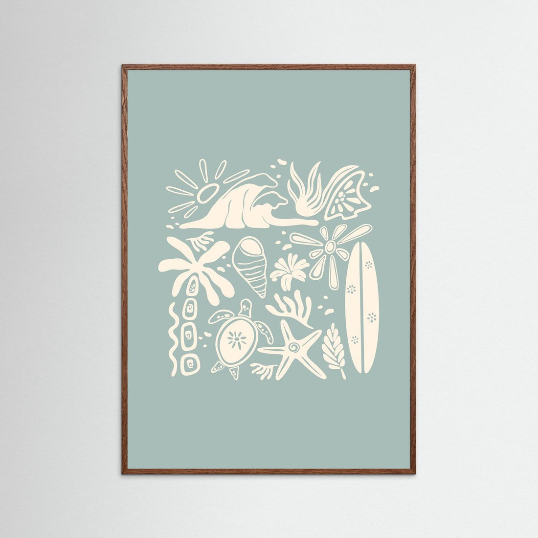 Beachy Vibes Poster