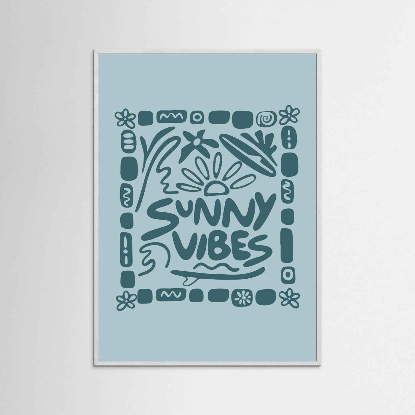 Sunny Vibes Poster