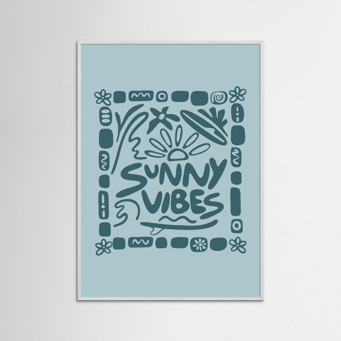 Sunny Vibes Poster