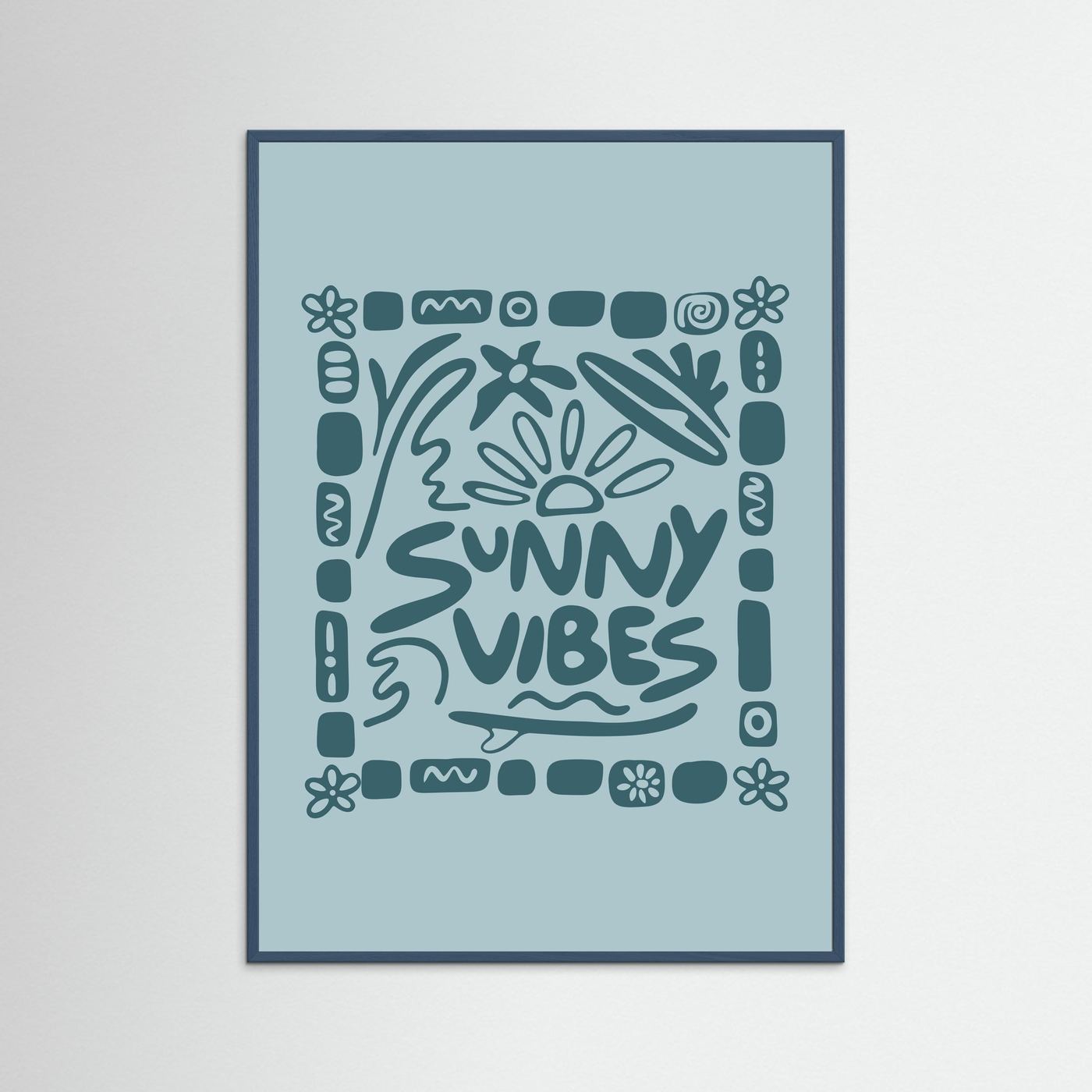 Sunny Vibes Poster