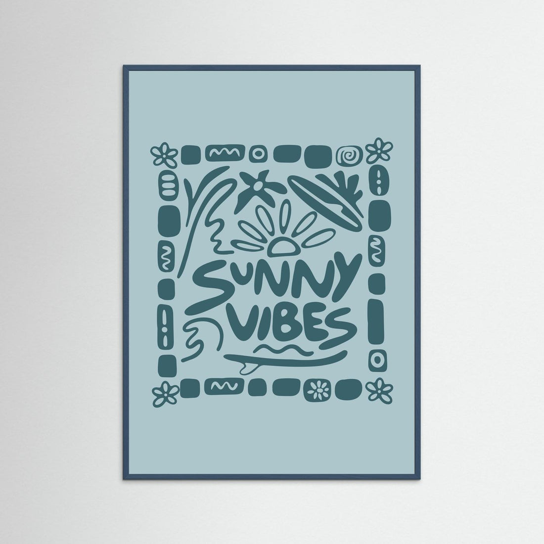Sunny Vibes Poster