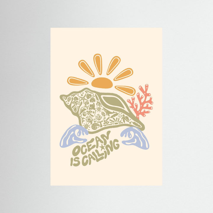 Ocean Is Calling Poster