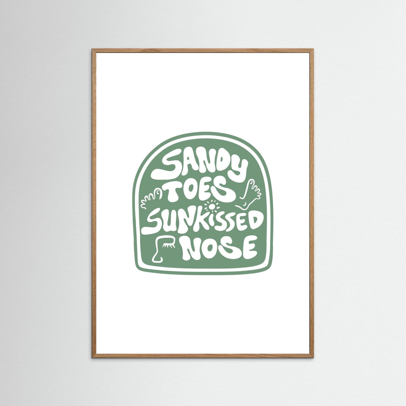 Sandy Toes Poster
