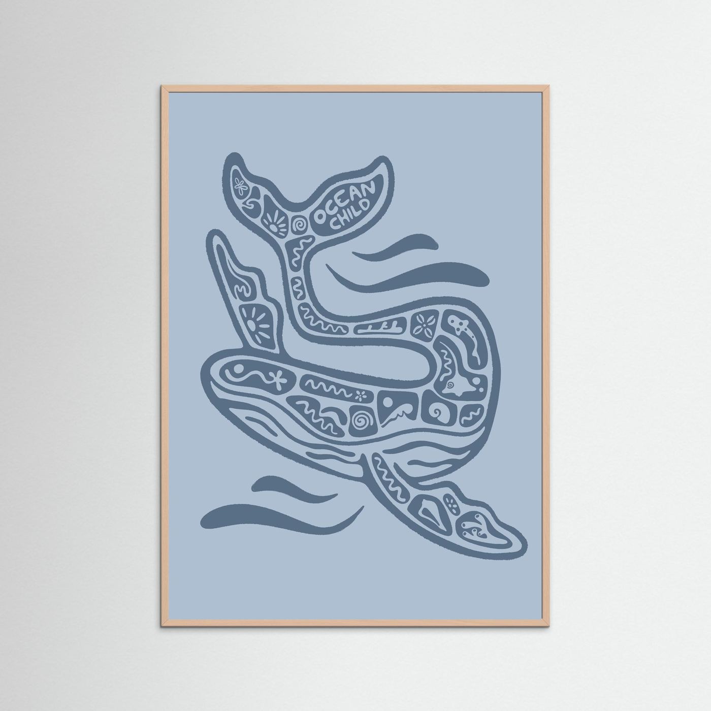 Whale Harmony Poster