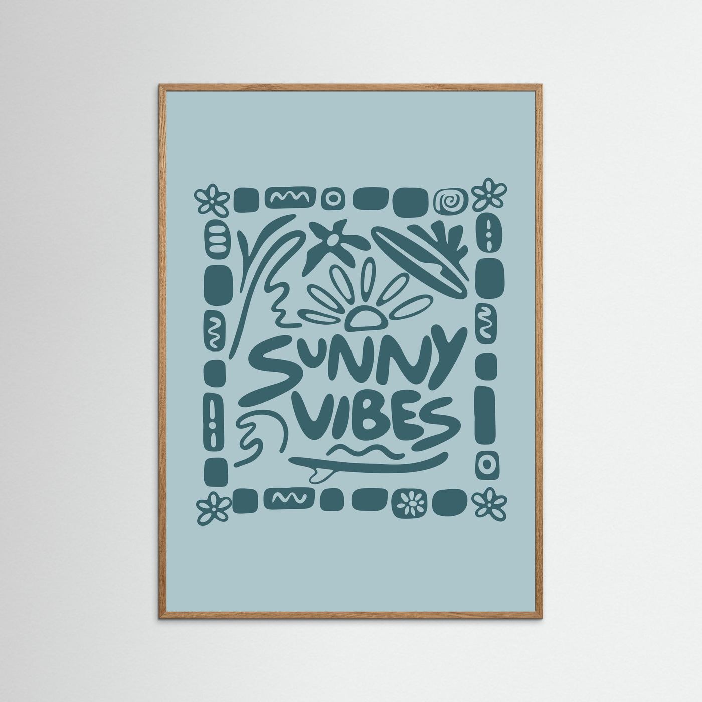 Sunny Vibes Poster