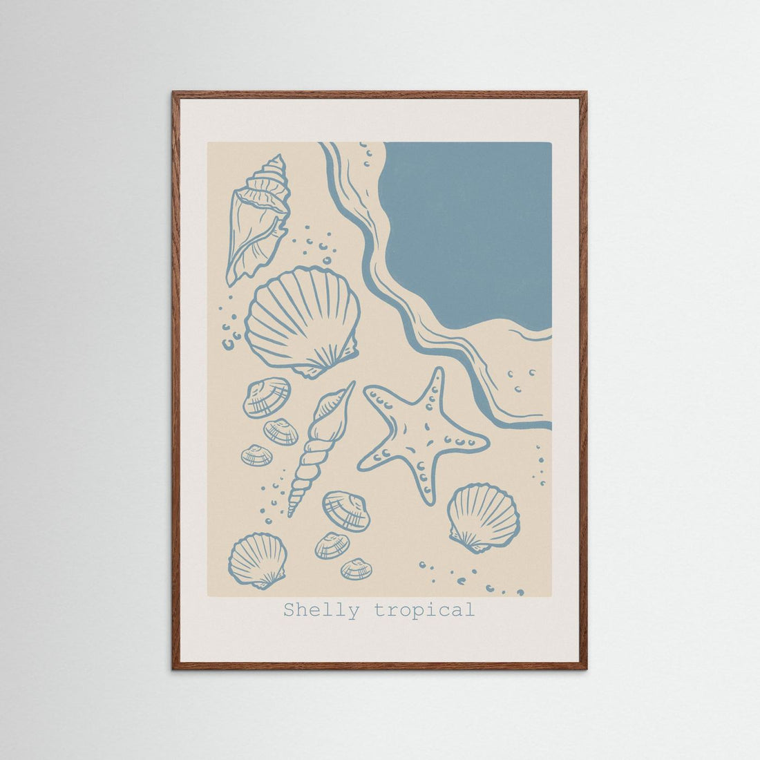 Shelly Tropical Poster