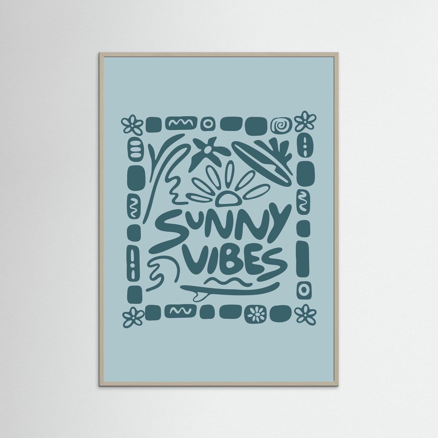 Sunny Vibes Poster