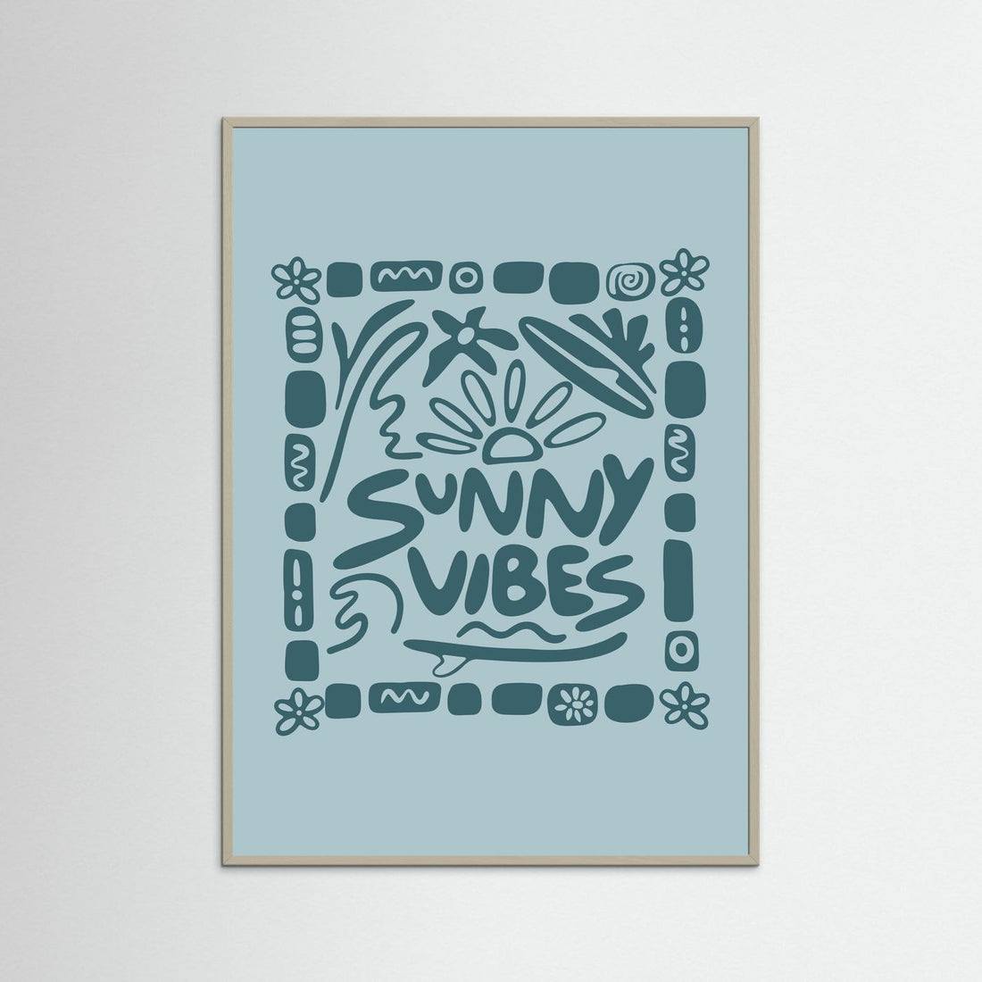 Sunny Vibes Poster