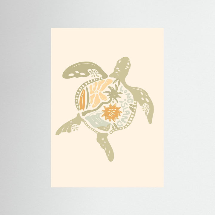 Turtle Boho Poster